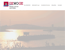 Tablet Screenshot of gewoge-duisburg.de